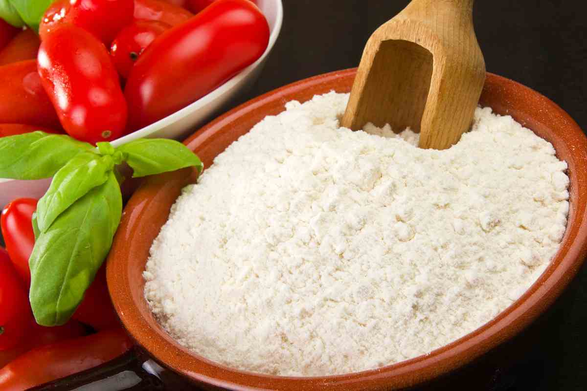 pomodori basilico e farina