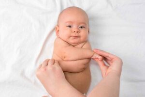 un bambino di pochi mesi
