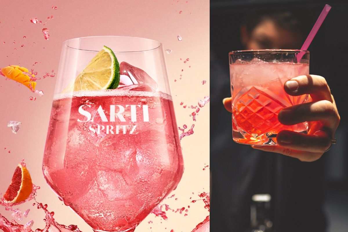 Il cocktail italiano Sarti Rosa