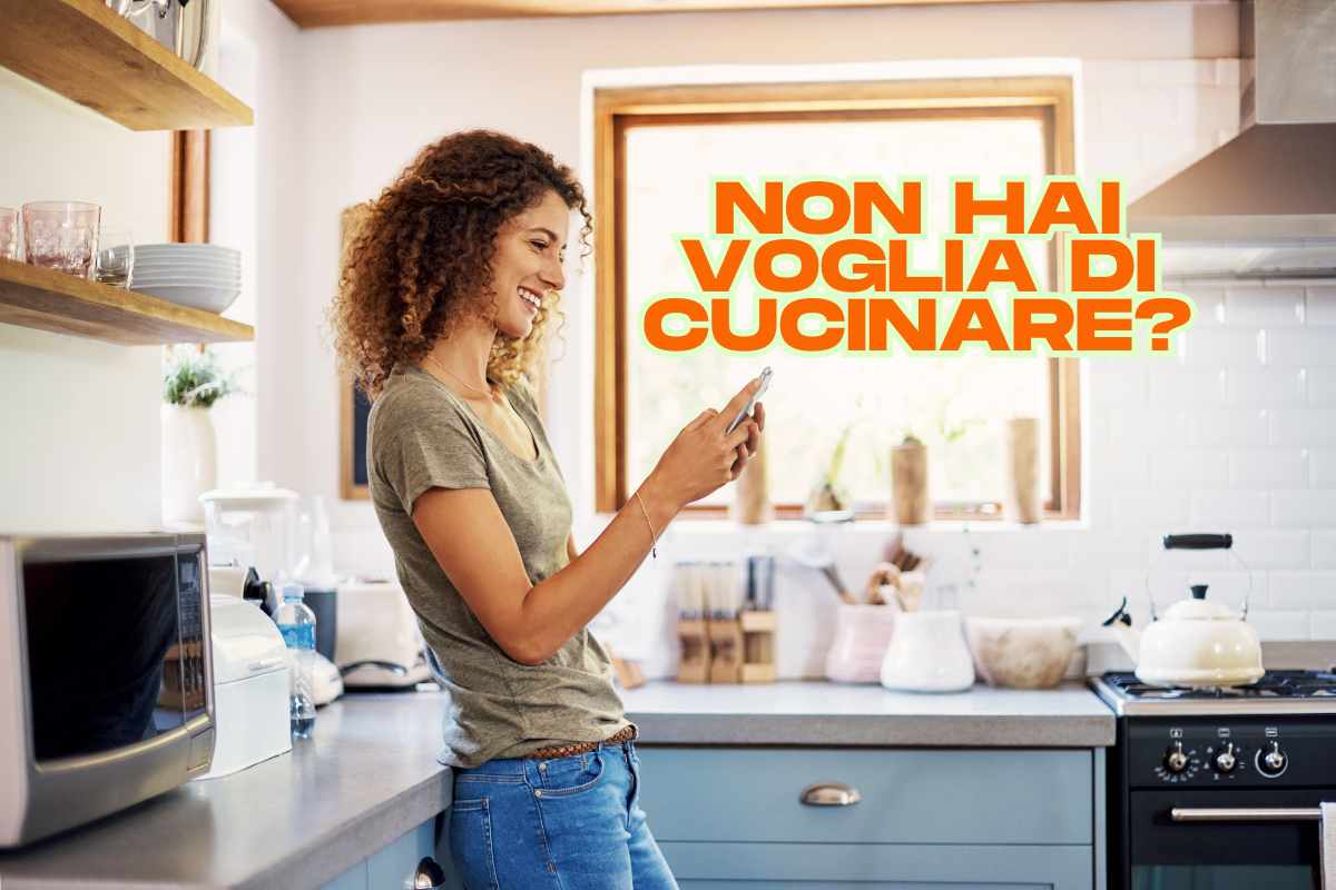 ragazza in cucina