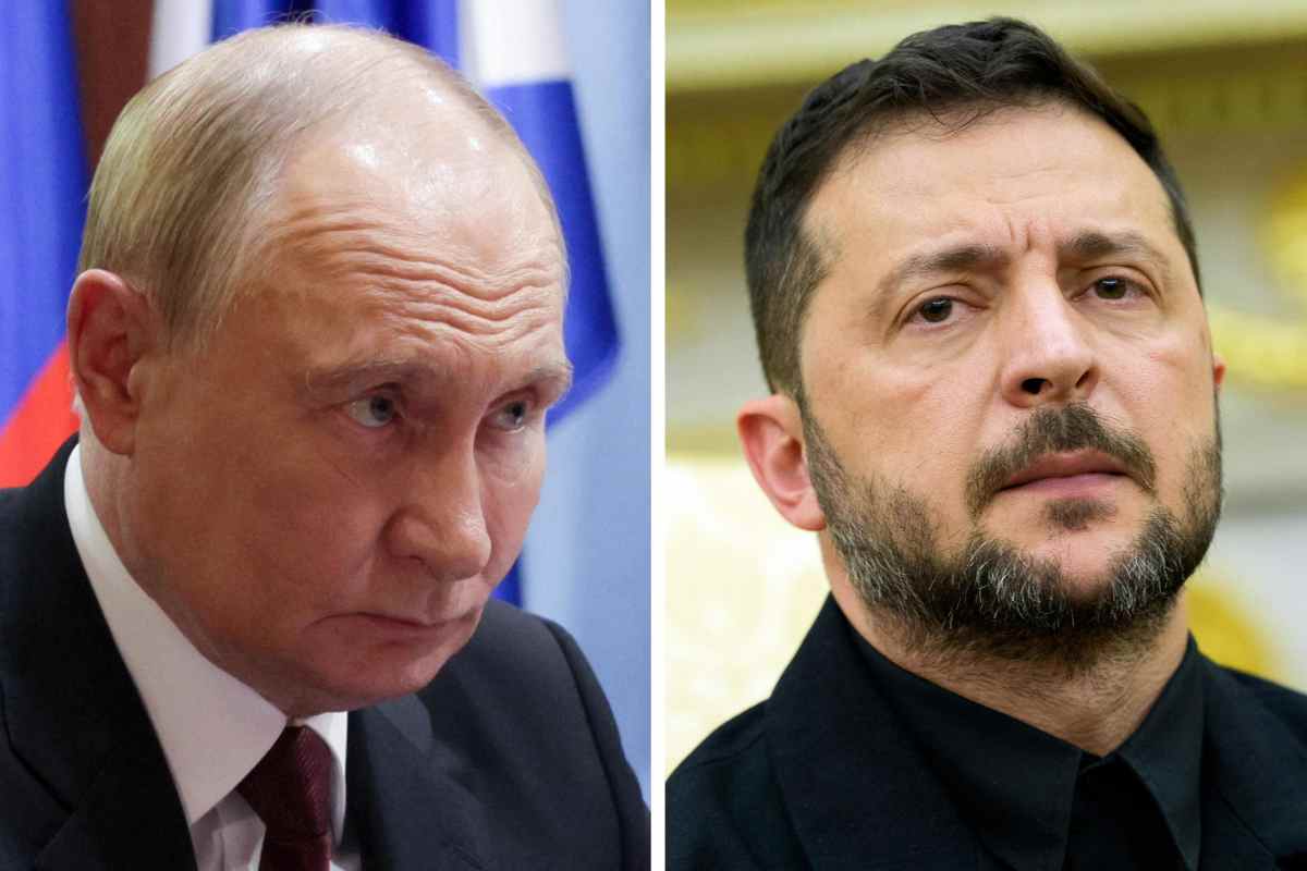 Vladimir Putin e Volodimyr Zelensky