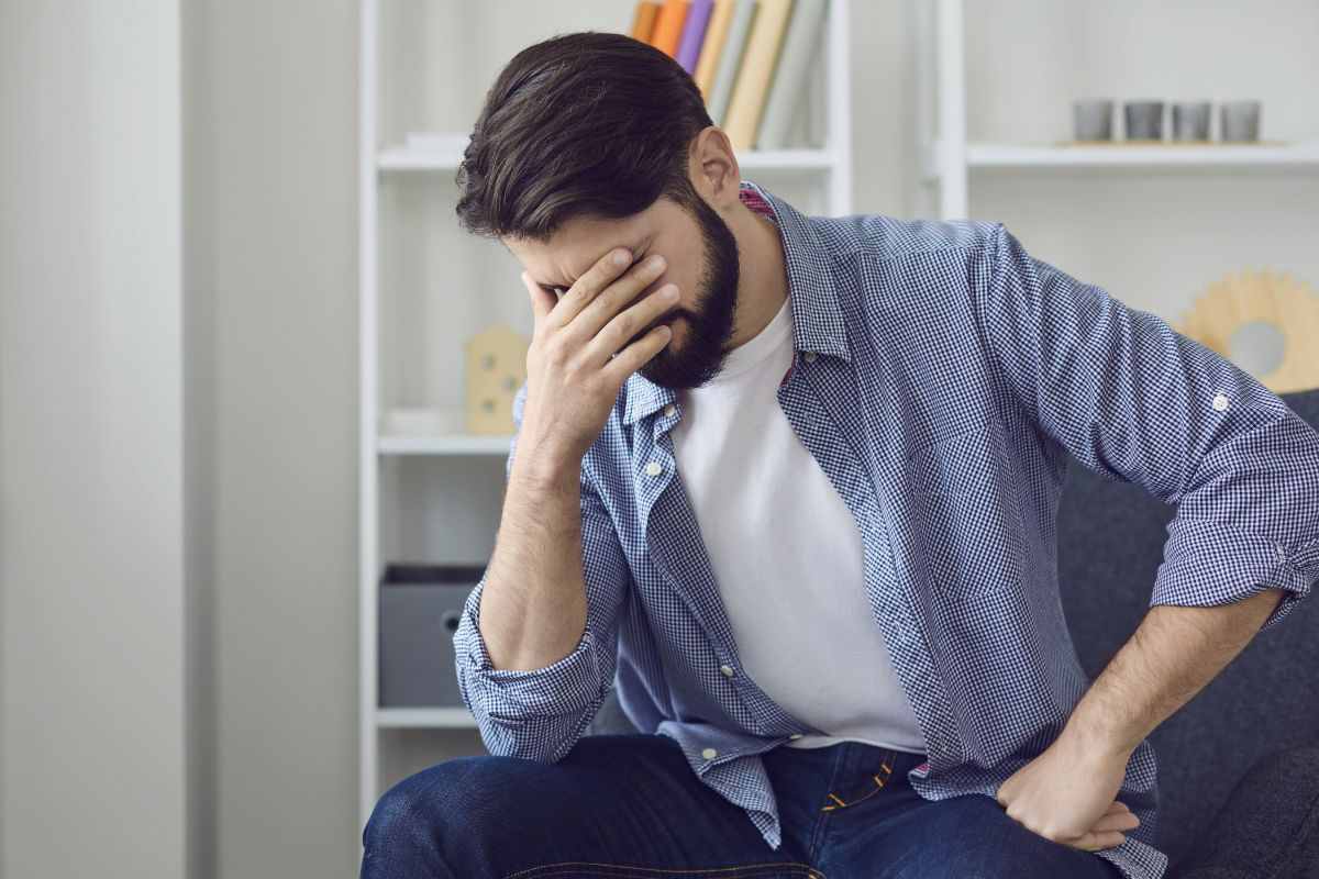 Uomo privo di energie