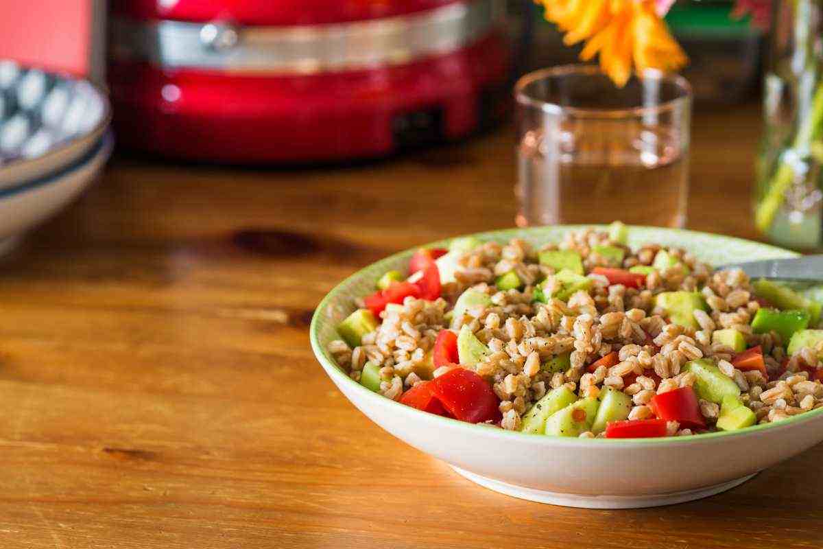 insalata di cereali e avena (