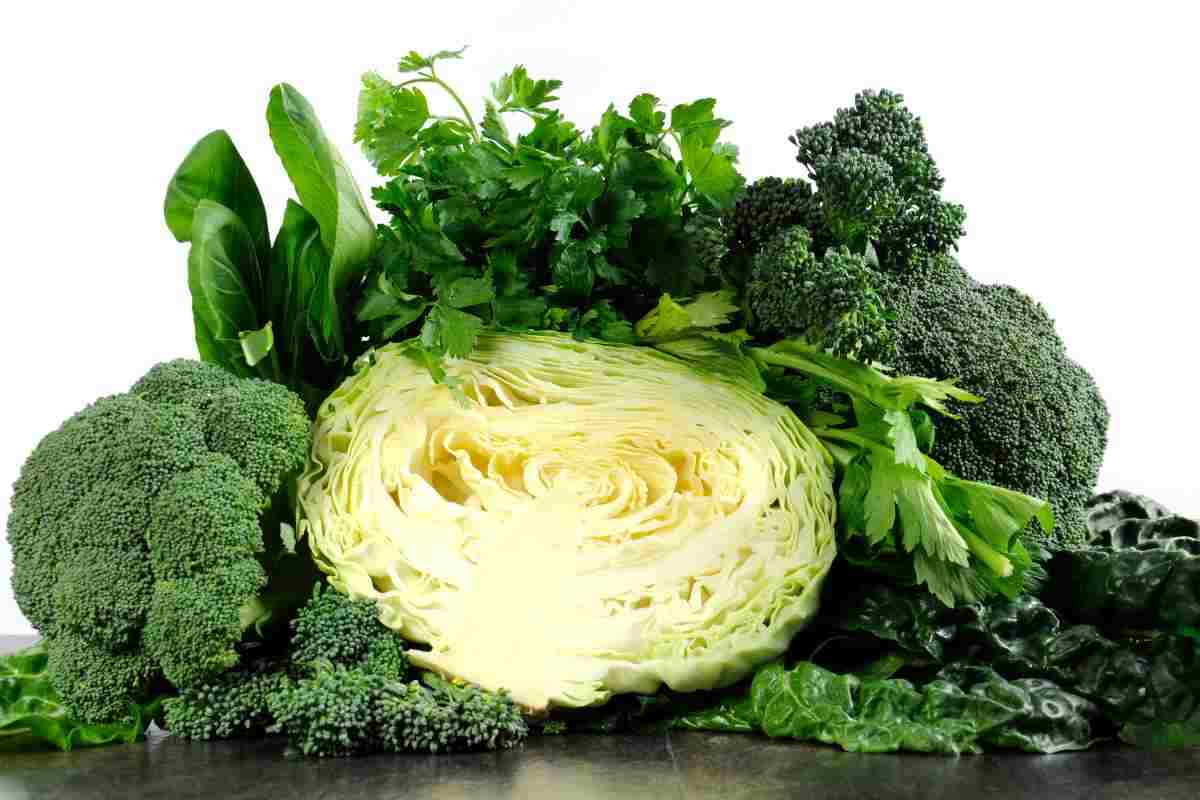 verdure a foglia verde