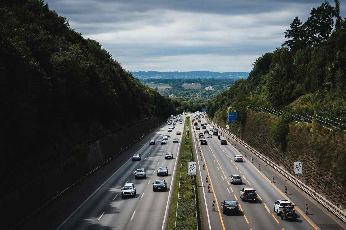 Autostrada trafficata