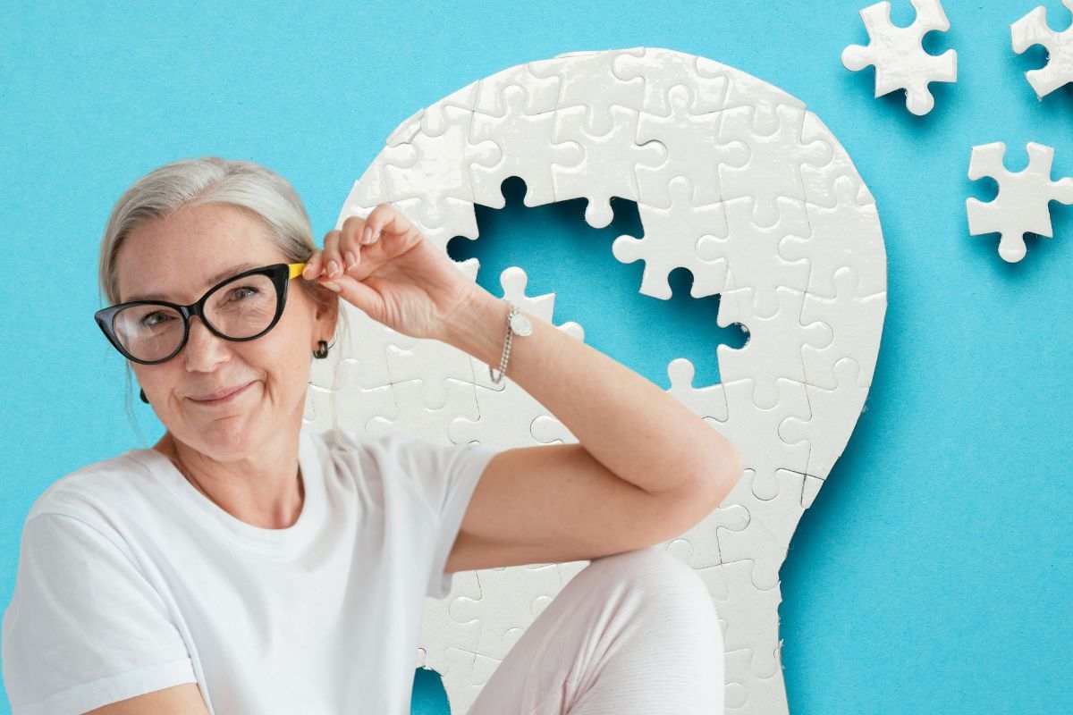Donna con problemi di memoria