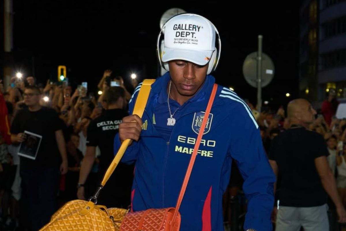 Il calciatore Lamine Yamal