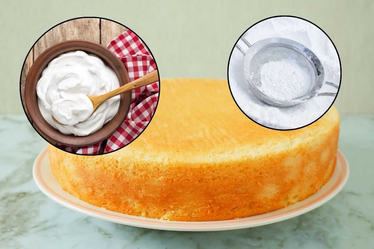 Ingredienti usati per la preparazione della torta