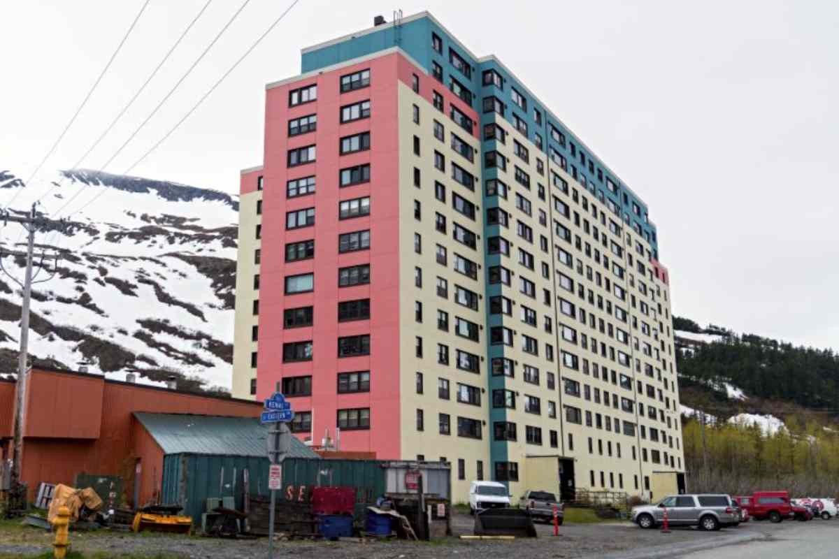 L'edificio città di Whittier