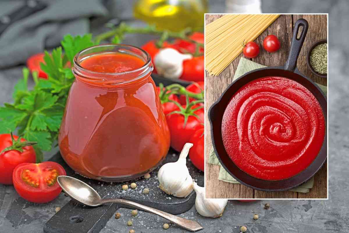 conserve di pomodoro in barattolo