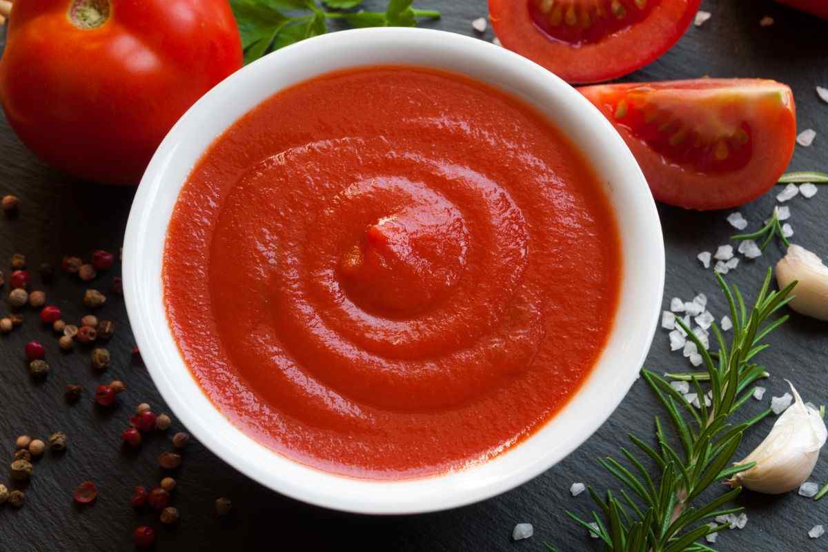 Pomodori freschi in cucina