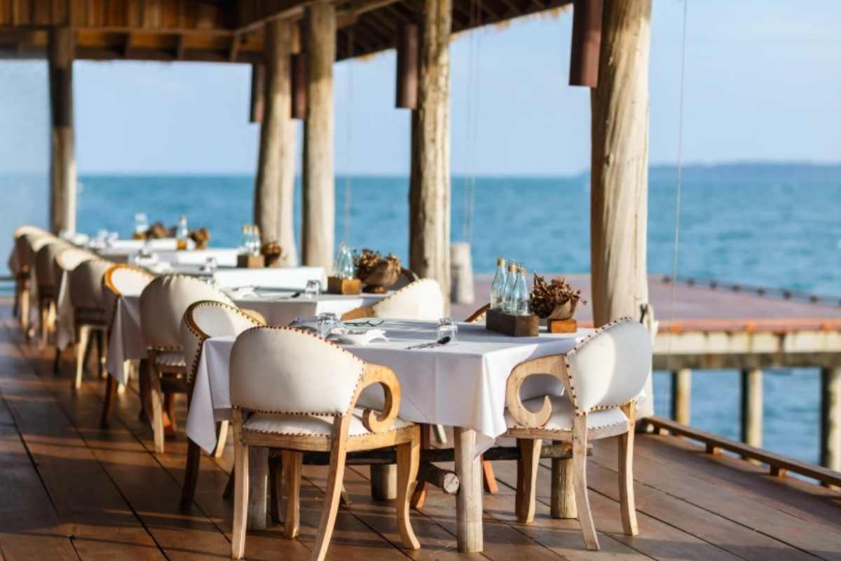 Ristorante all'aperto