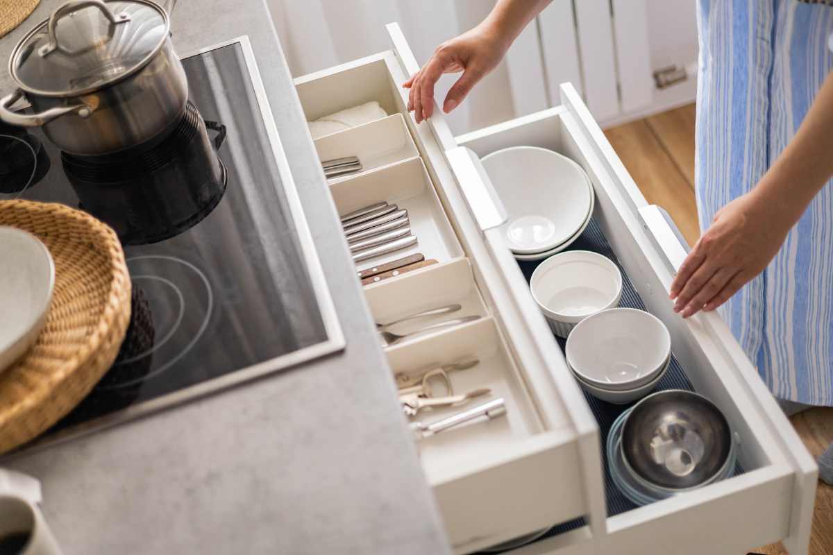 riordinare in cucina