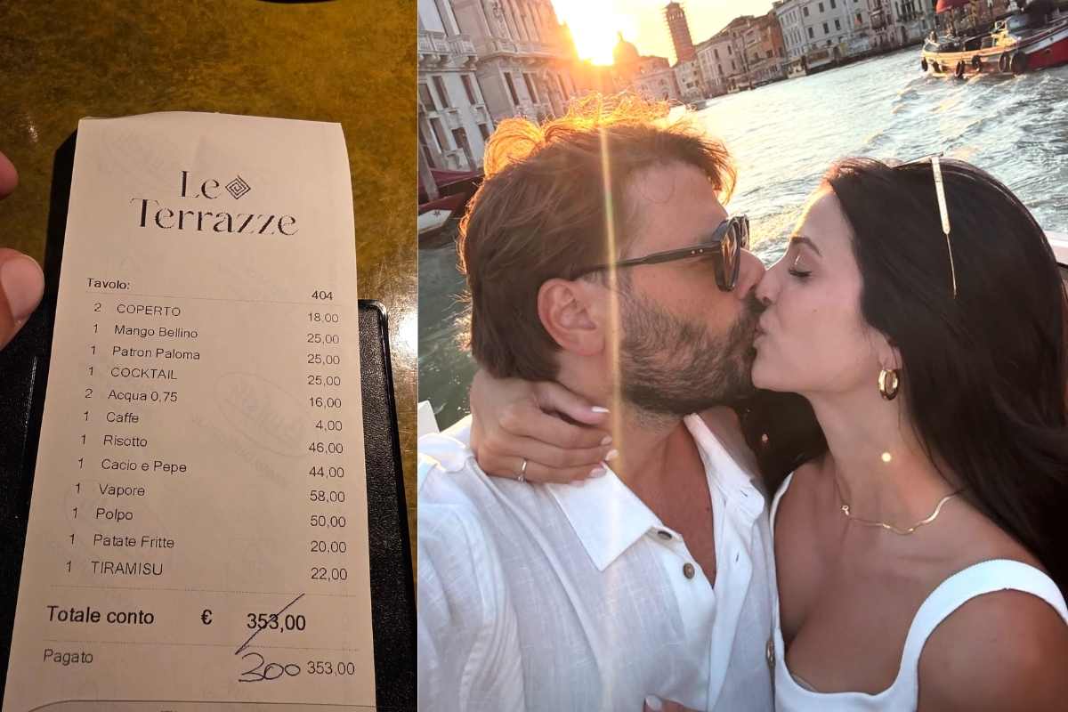 scontrino Piero Armeni e Martina