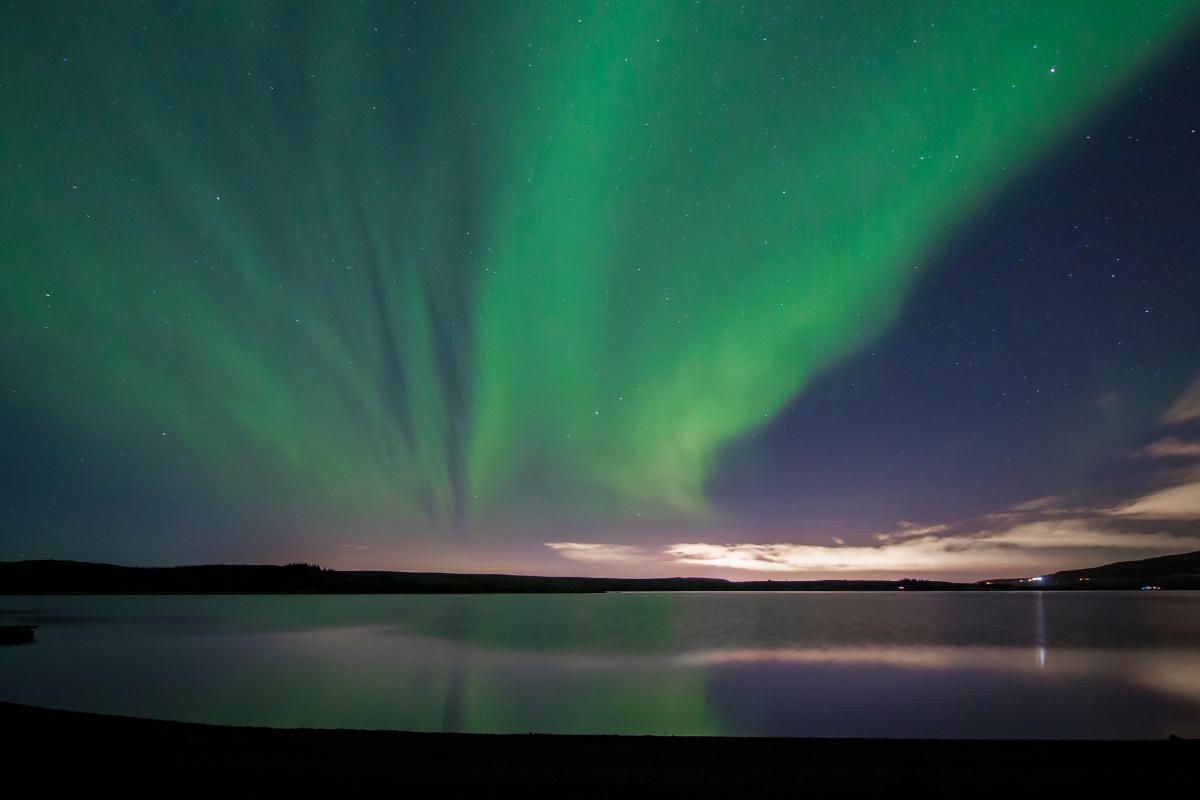 aurora boreale in islanda