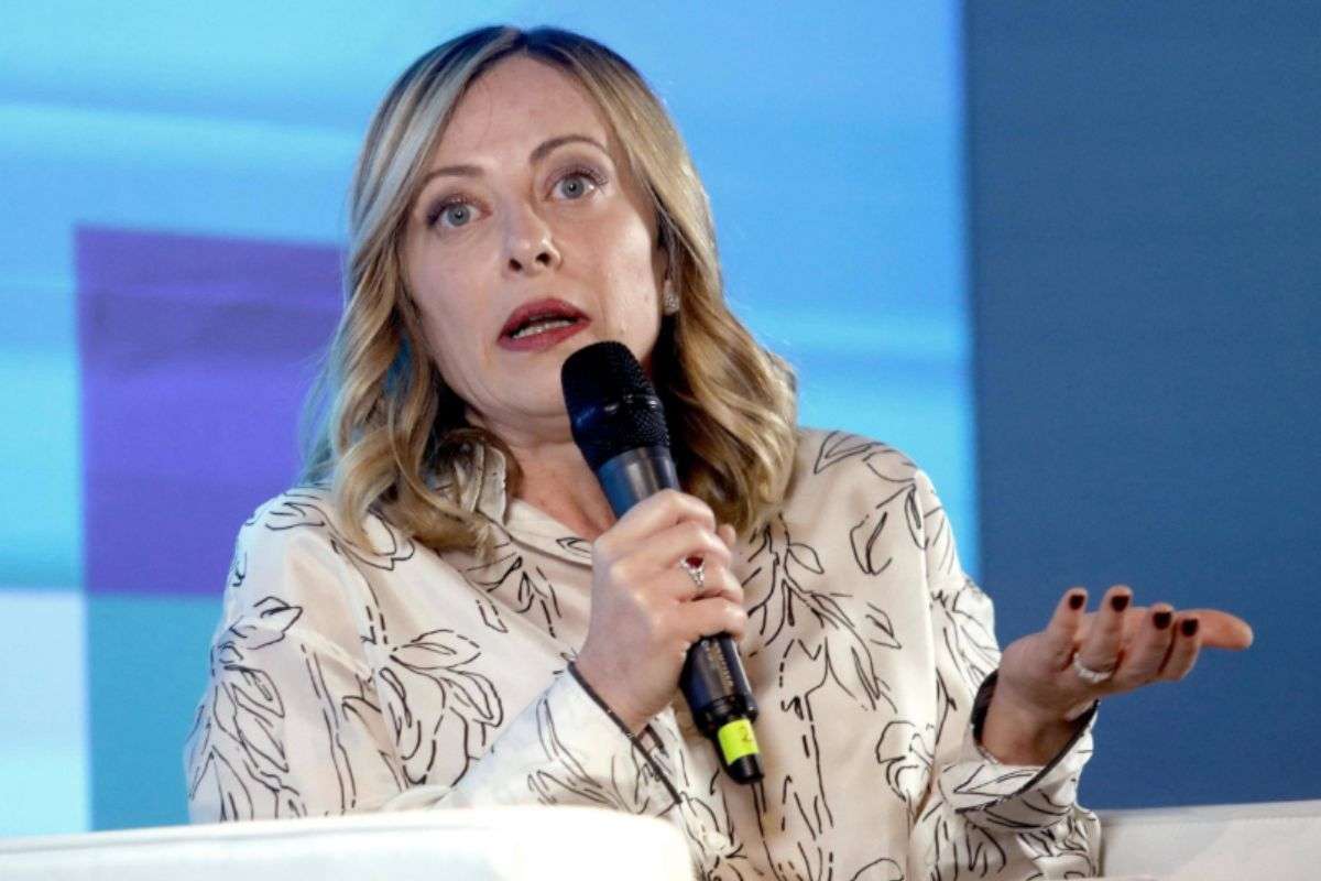 Giorgia Meloni intervistata