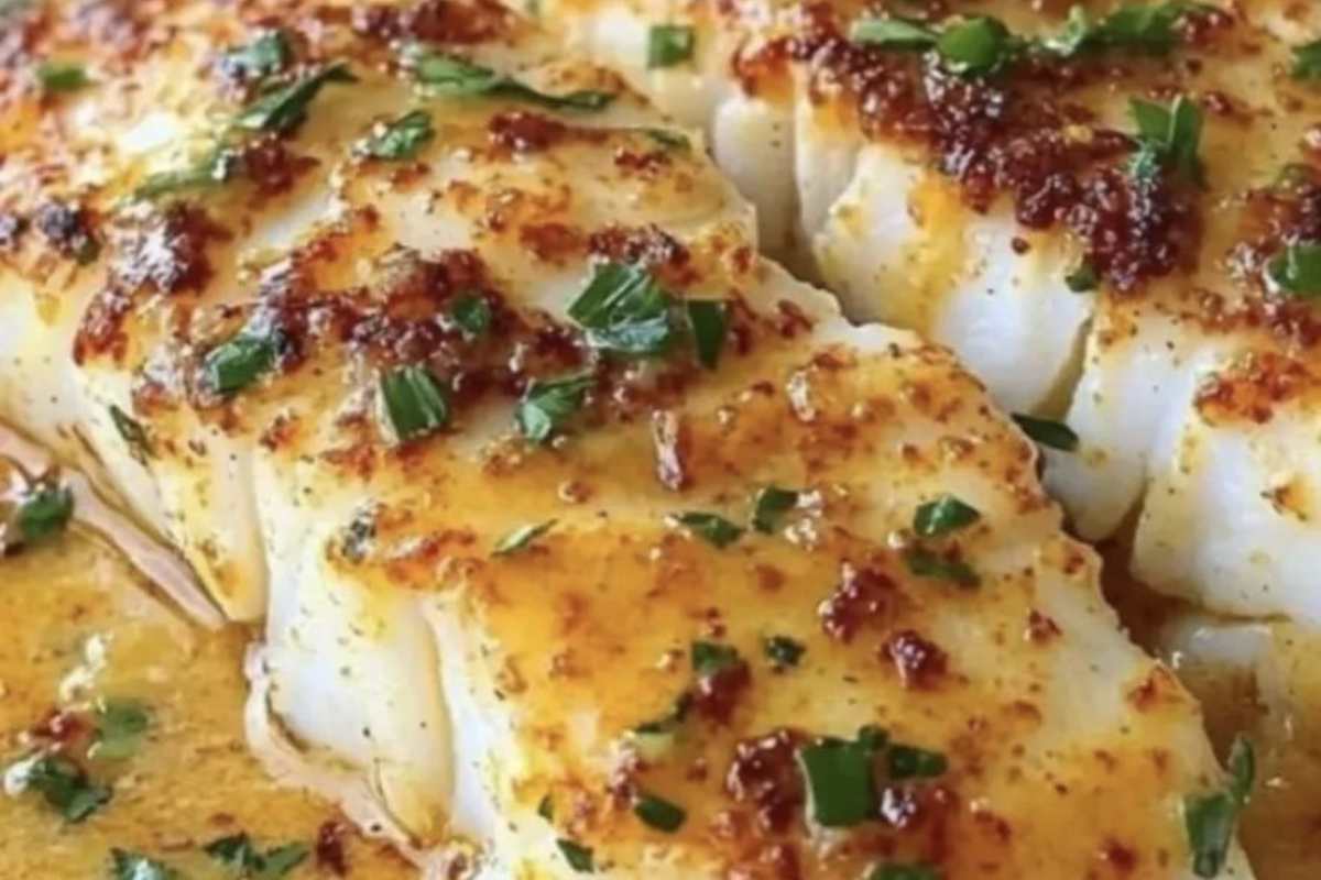 Merluzzo al forno due ingredienti