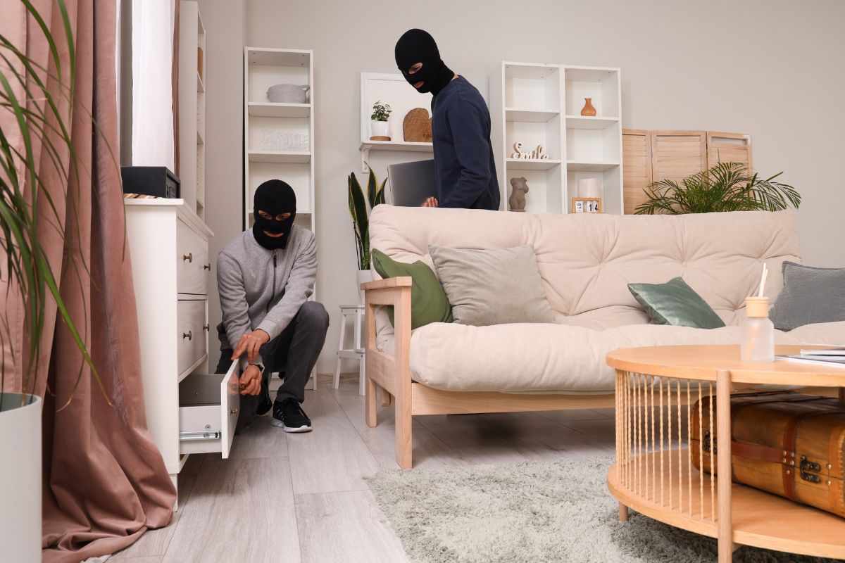 Ladri si aggirano in appartamento