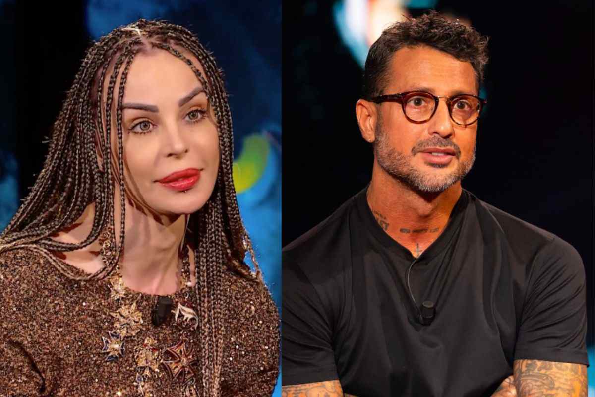 Nina Moric Fabrizio Corona ospiti della Fagnani