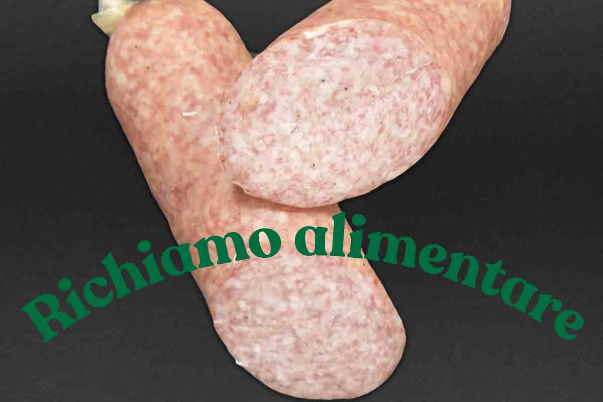Salami morbidi e la dicitura richiamo alimentare