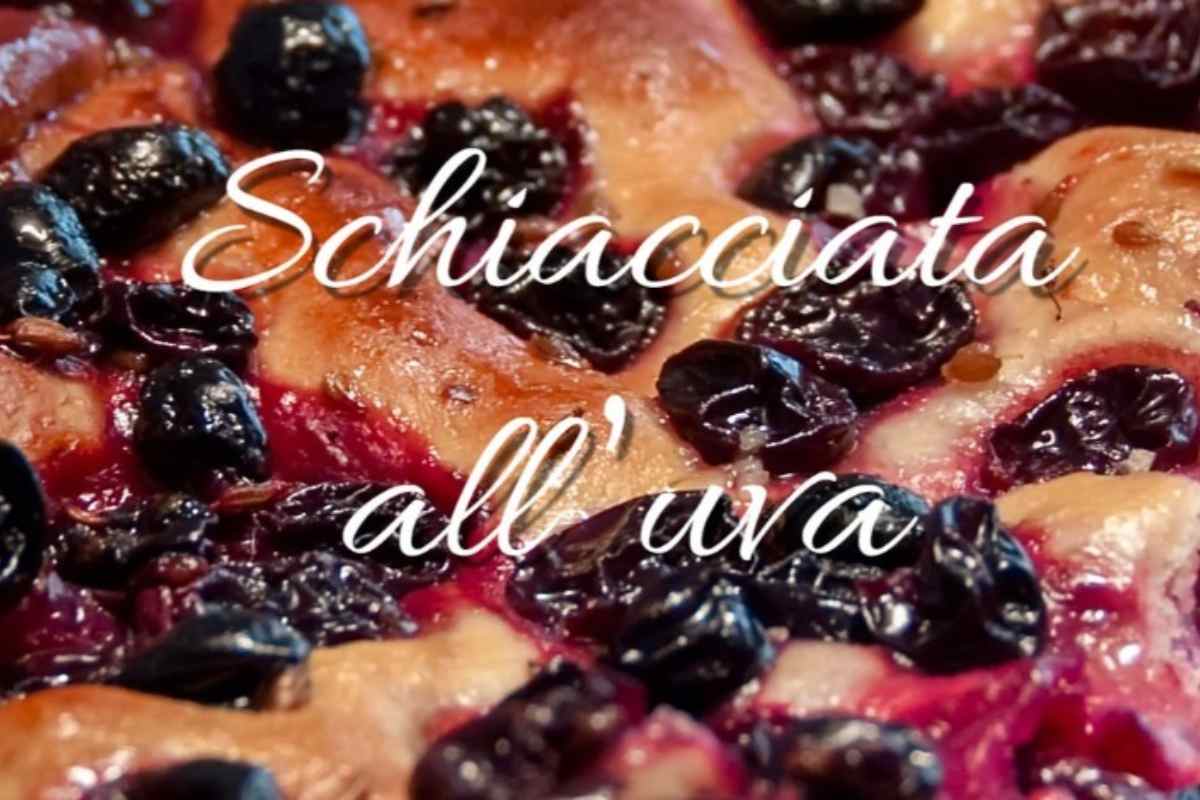Schiacciata all'uva