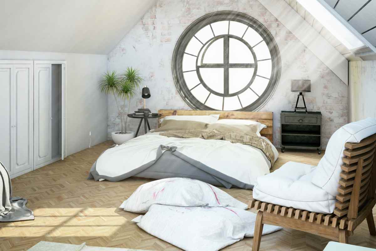 camera da letto arredata