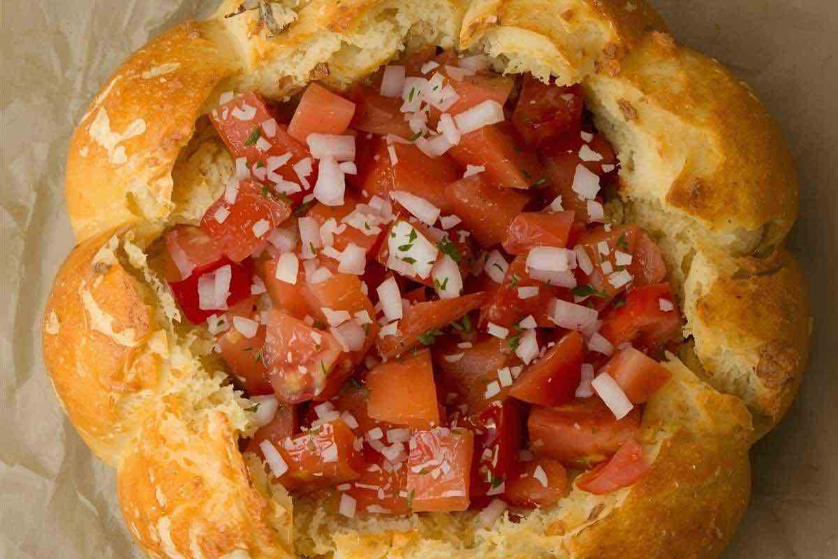 la cucina delle monache pizza di panzanella