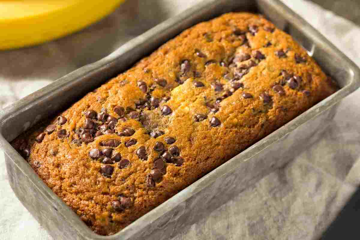 plumcake banane e cioccolato