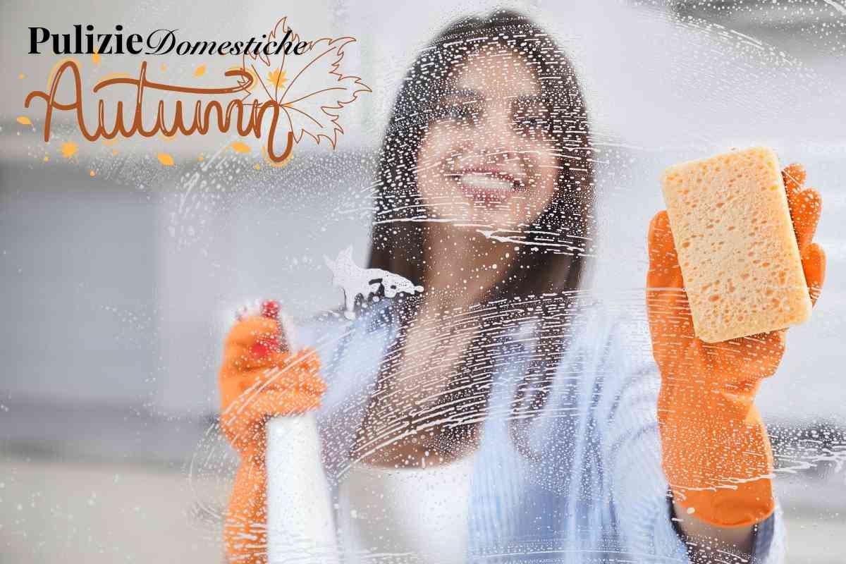 lavare finestre perché il periodo migliore è l'autunno